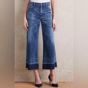 Citizens of Humanity Melanie High-Rise Wide-Leg Jeans Size 24